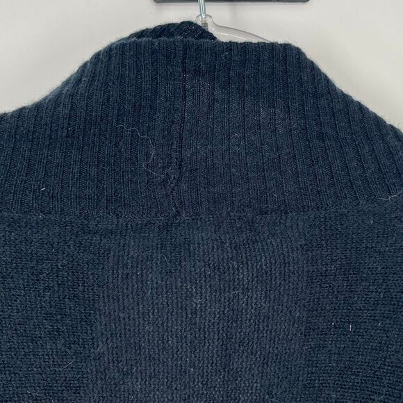 NWT ANTONIO MELANI Cashmere Zoe Cardigan Sweater Women's XL Black Open Shawl New - Picture 11 of 12